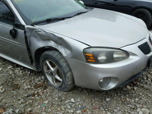 2G2WP552781119441 - 2008 PONTIAC GRAND PRIX GRAY photo 9