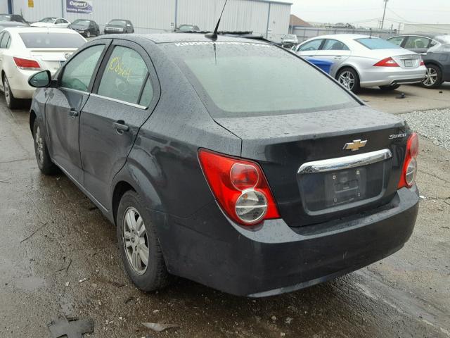 1G1JC5SHXE4204423 - 2014 CHEVROLET SONIC LT CHARCOAL photo 3