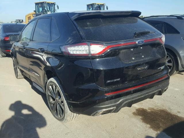 2FMPK4AP2GBC34351 - 2016 FORD EDGE SPORT BLACK photo 3