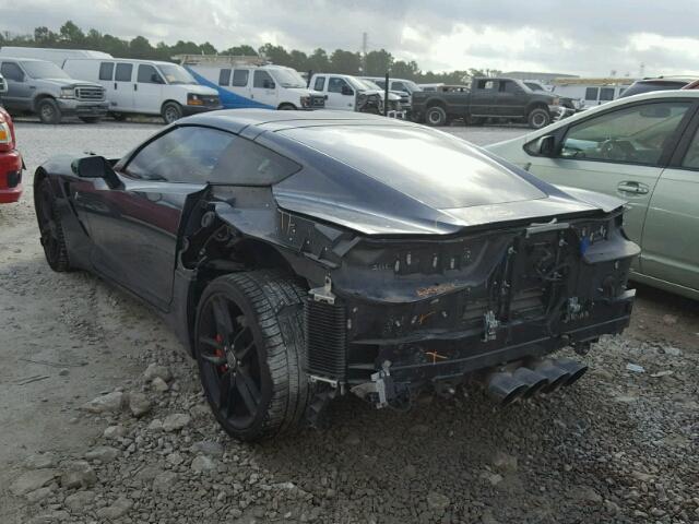 1G1YM2D78E5111506 - 2014 CHEVROLET CORVETTE S GRAY photo 3