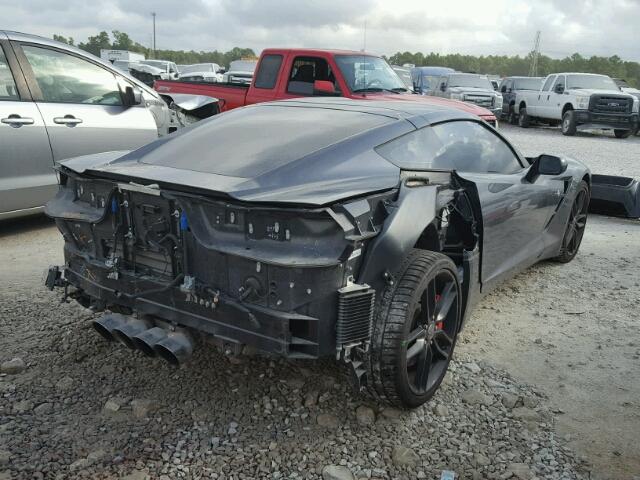 1G1YM2D78E5111506 - 2014 CHEVROLET CORVETTE S GRAY photo 4