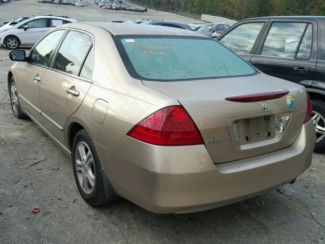 1HGCM56756A033986 - 2006 HONDA ACCORD EX GOLD photo 3