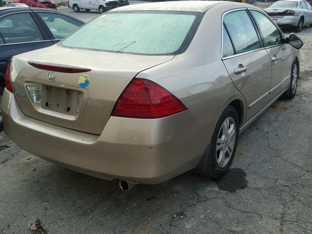 1HGCM56756A033986 - 2006 HONDA ACCORD EX GOLD photo 4