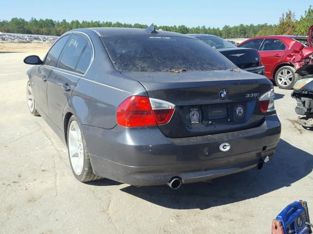 WBAVB73567VH21551 - 2007 BMW 335 I BLUE photo 3