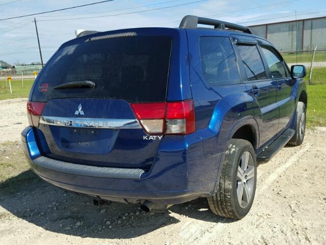 4A4JN3ASXAE014766 - 2010 MITSUBISHI ENDEAVOR S BLUE photo 4