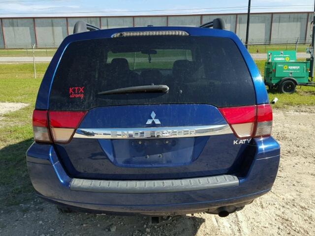 4A4JN3ASXAE014766 - 2010 MITSUBISHI ENDEAVOR S BLUE photo 9