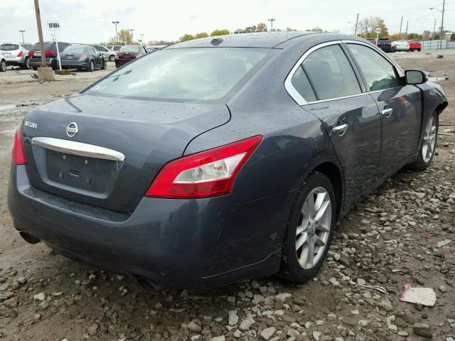 1N4AA5AP4AC820565 - 2010 NISSAN MAXIMA S GRAY photo 4