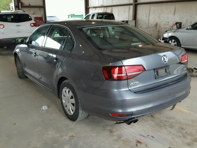 3VW267AJ7GM276364 - 2016 VOLKSWAGEN JETTA S 灰色 照片 3