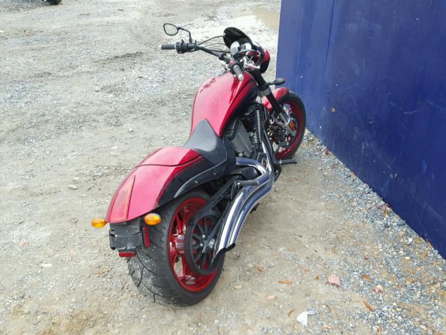 5VPHS26DX73005445 - 2007 VICTORY MOTORCYCLES HAMMER S RED photo 4