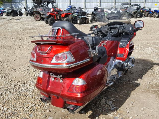 1HFSC47H88A701321 - 2008 HONDA GL1800 RED photo 4