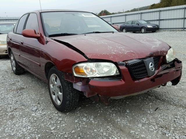 3N1CB51D46L527270 - 2006 NISSAN SENTRA 1.8 MAROON photo 1