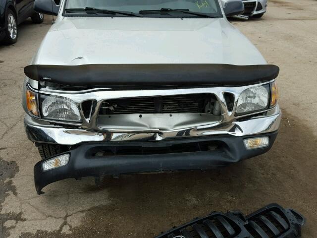 5TEVL52N74Z391348 - 2004 TOYOTA TACOMA SILVER photo 7