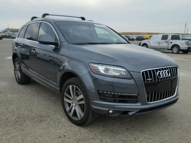 WA1VMAFE6DD000516 - 2013 AUDI Q7 PRESTIG GRAY photo 1