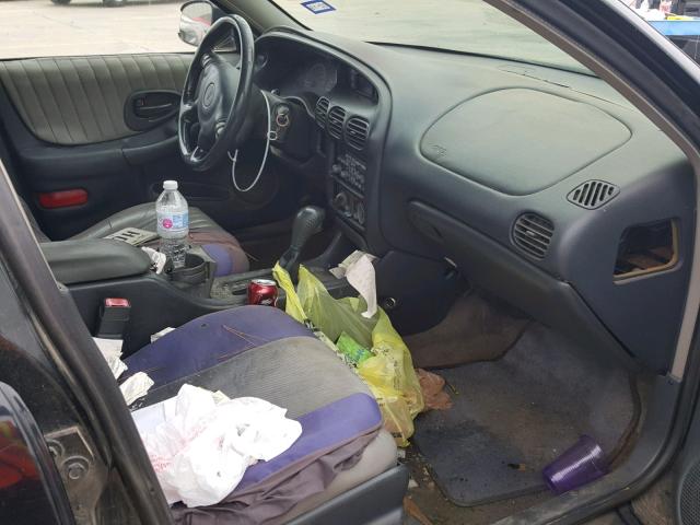 1G2WP52K22F257005 - 2002 PONTIAC GRAND PRIX BLACK photo 5