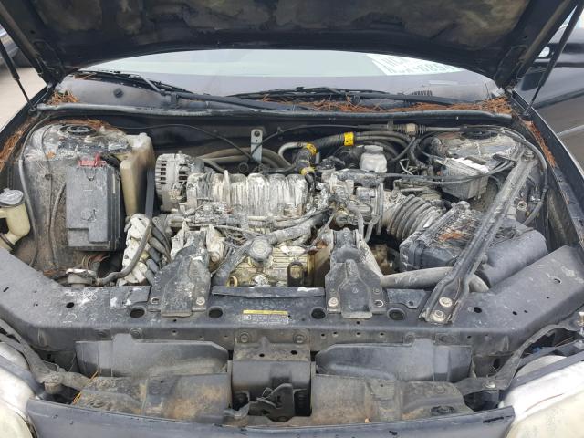 1G2WP52K22F257005 - 2002 PONTIAC GRAND PRIX BLACK photo 7