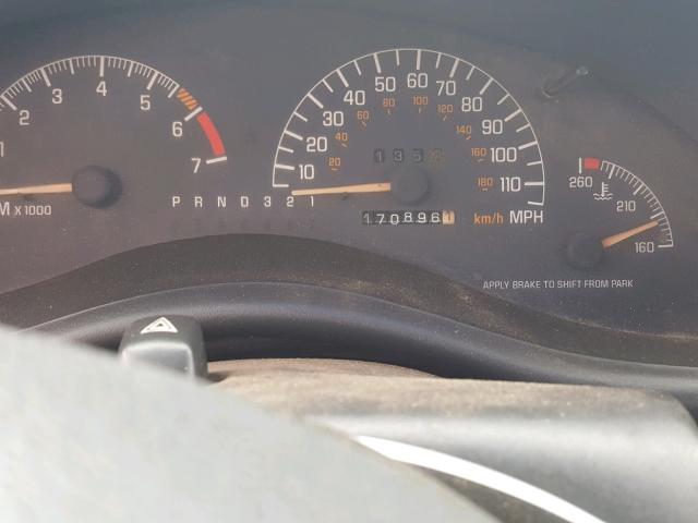 1G2WP52K22F257005 - 2002 PONTIAC GRAND PRIX BLACK photo 8