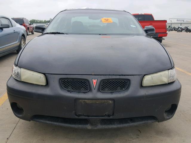 1G2WP52K22F257005 - 2002 PONTIAC GRAND PRIX BLACK photo 9