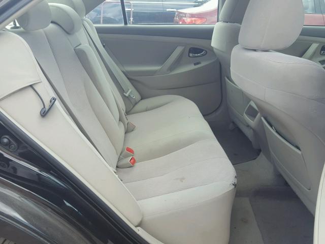 4T4BF3EK5BR124880 - 2011 TOYOTA CAMRY BASE BLACK photo 6