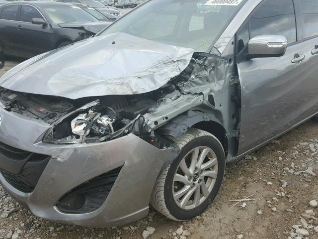 JM1CW2BL7D0156217 - 2013 MAZDA 5 SILVER photo 9