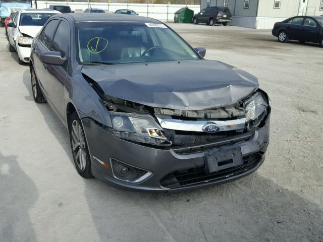 3FAHP0CG6BR195490 - 2011 FORD FUSION SEL GRAY photo 9