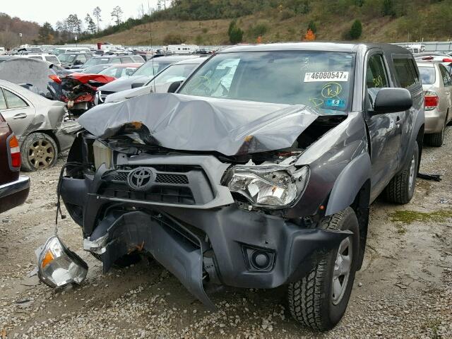 5TFPX4ENXEX022088 - 2014 TOYOTA TACOMA GRAY photo 2