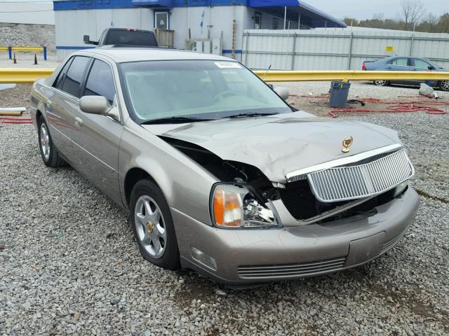 1G6KD54YX1U124591 - 2001 CADILLAC DEVILLE BROWN photo 1