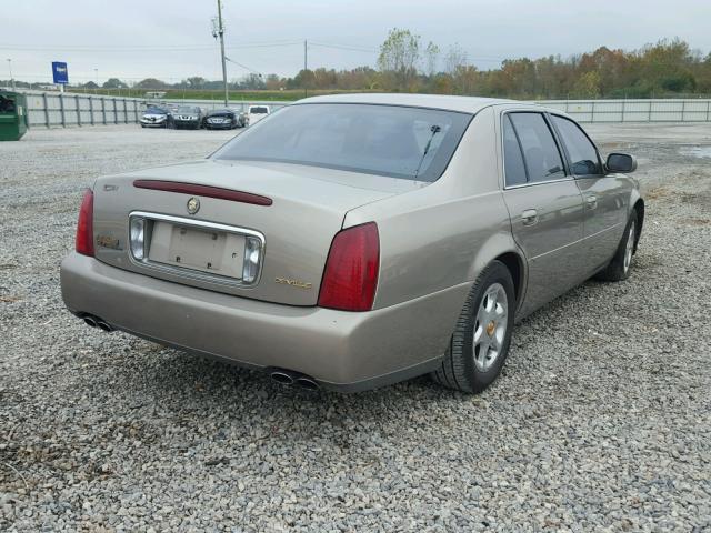 1G6KD54YX1U124591 - 2001 CADILLAC DEVILLE BROWN photo 4