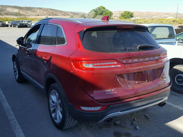 5LMCJ2C9XGUJ12574 - 2016 LINCOLN MKC SELECT RED photo 3