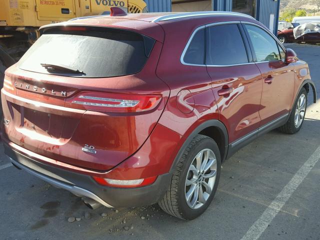 5LMCJ2C9XGUJ12574 - 2016 LINCOLN MKC SELECT RED photo 4