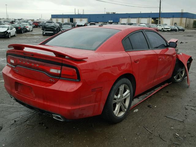 2B3CM5CT6BH521938 - 2011 DODGE CHARGER R/ RED photo 4