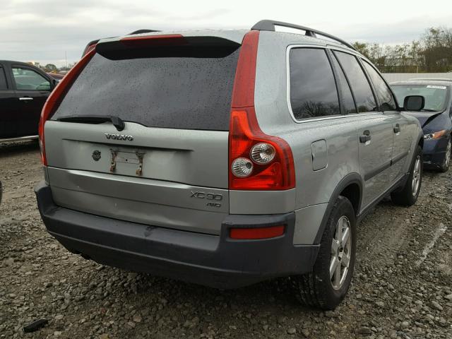 YV1CZ59H341065363 - 2004 VOLVO XC90 SILVER photo 4