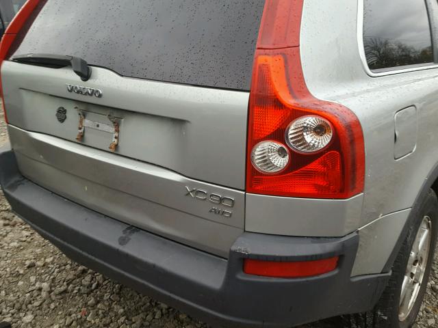 YV1CZ59H341065363 - 2004 VOLVO XC90 SILVER photo 9