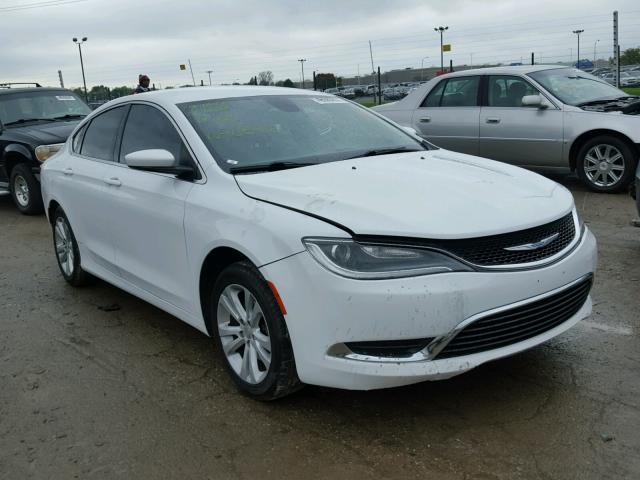 1C3CCCAB1FN640398 - 2015 CHRYSLER 200 LIMITE WHITE photo 1