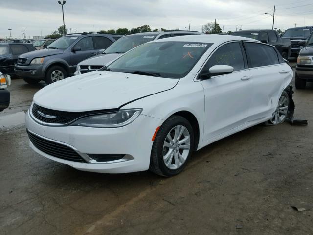 1C3CCCAB1FN640398 - 2015 CHRYSLER 200 LIMITE WHITE photo 2