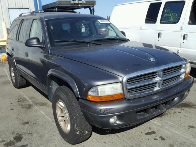 1D4HS48Z83F598298 - 2003 DODGE DURANGO SL GRAY photo 1