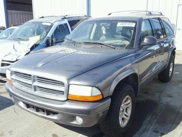 1D4HS48Z83F598298 - 2003 DODGE DURANGO SL GRAY photo 2