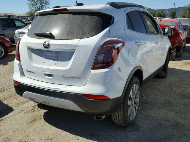 KL4CJASB4HB063403 - 2017 BUICK ENCORE PRE WHITE photo 4