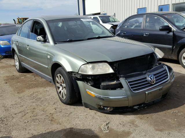 WVWPD63B53P039178 - 2003 VOLKSWAGEN PASSAT GLS GREEN photo 1