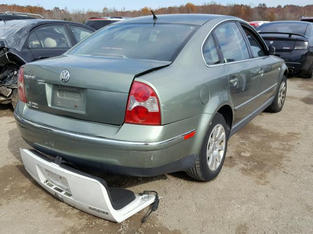 WVWPD63B53P039178 - 2003 VOLKSWAGEN PASSAT GLS GREEN photo 4