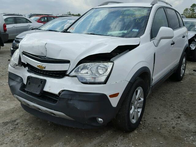 3GNAL2EK7DS621890 - 2013 CHEVROLET CAPTIVA LS WHITE photo 2