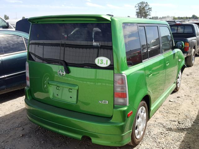 JTLKT324164066015 - 2006 TOYOTA SCION XB Yaşıl foto 4