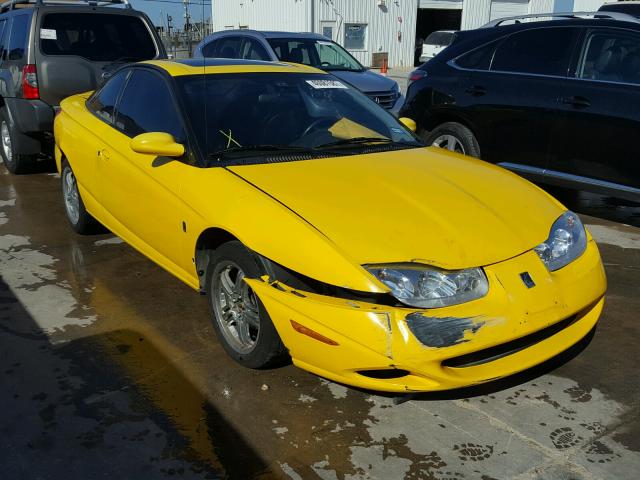 1G8ZY12701Z104060 - 2001 SATURN SC2 YELLOW photo 1