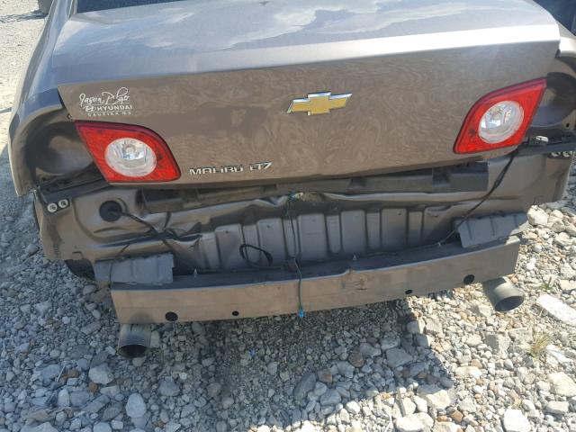 1G1ZG5E77CF144693 - 2012 CHEVROLET MALIBU LTZ 棕色 照片 9