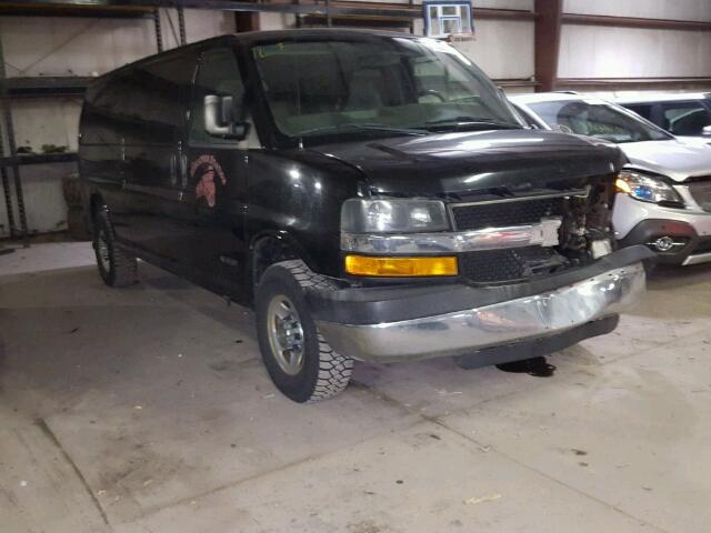 1GAHG39U861203302 - 2006 CHEVROLET EXPRESS G3 BLACK photo 1