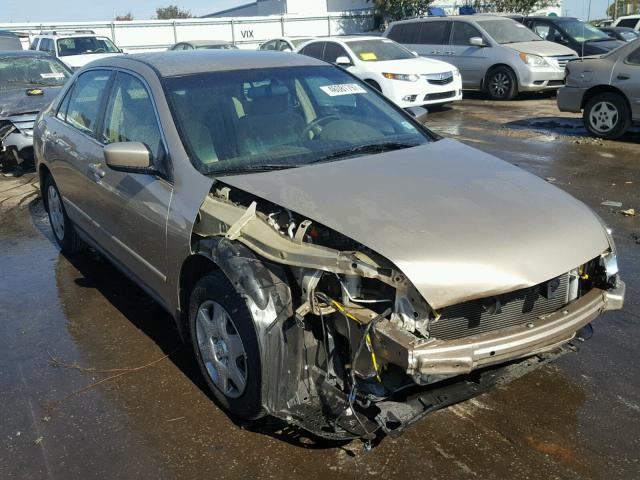 1HGCM56425A079067 - 2005 HONDA ACCORD LX GOLD photo 1