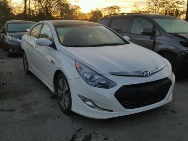 KMHEC4A44FA127760 - 2015 HYUNDAI SONATA HYB WHITE photo 1