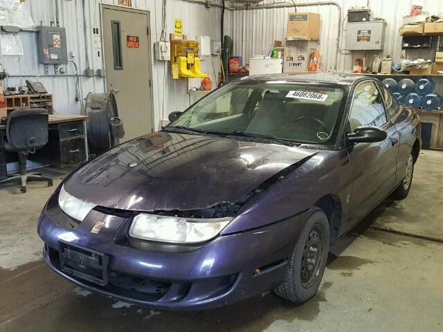 1G8ZE1284VZ205822 - 1997 SATURN SC1 PURPLE photo 2