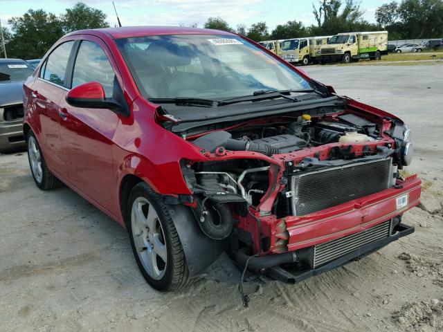 1G1JF5SB4C4209732 - 2012 CHEVROLET SONIC LTZ RED photo 1