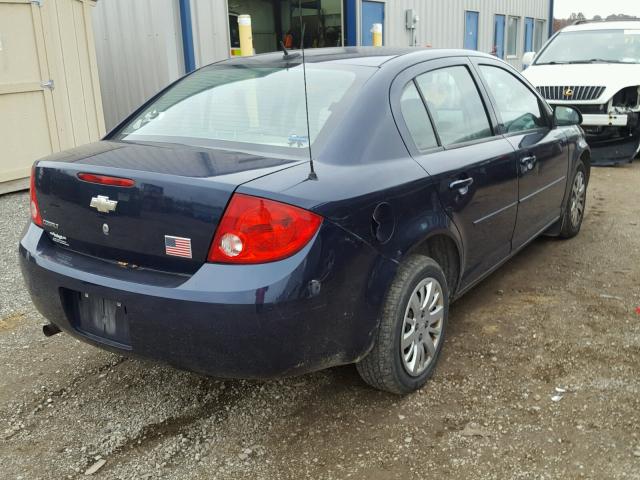 1G1AB5F50A7144177 - 2010 CHEVROLET COBALT LS BLUE photo 4