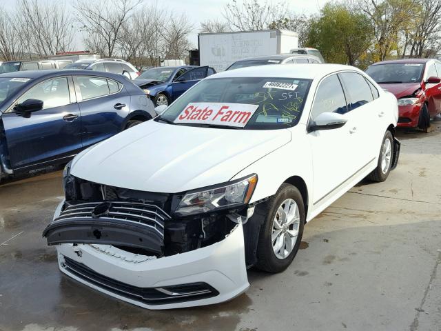 1VWAS7A34GC008799 - 2016 VOLKSWAGEN PASSAT S أبيض صورة 2